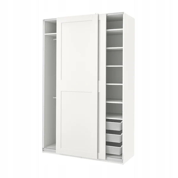 Ikea Pax Grimo Szafa biała 150x66x236 cm