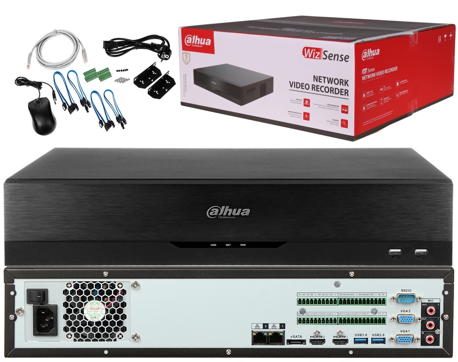 Rekordér Dahua NVR5864-EI 64 kanálů až 32 MPx 8x slot Hdd Wizsense