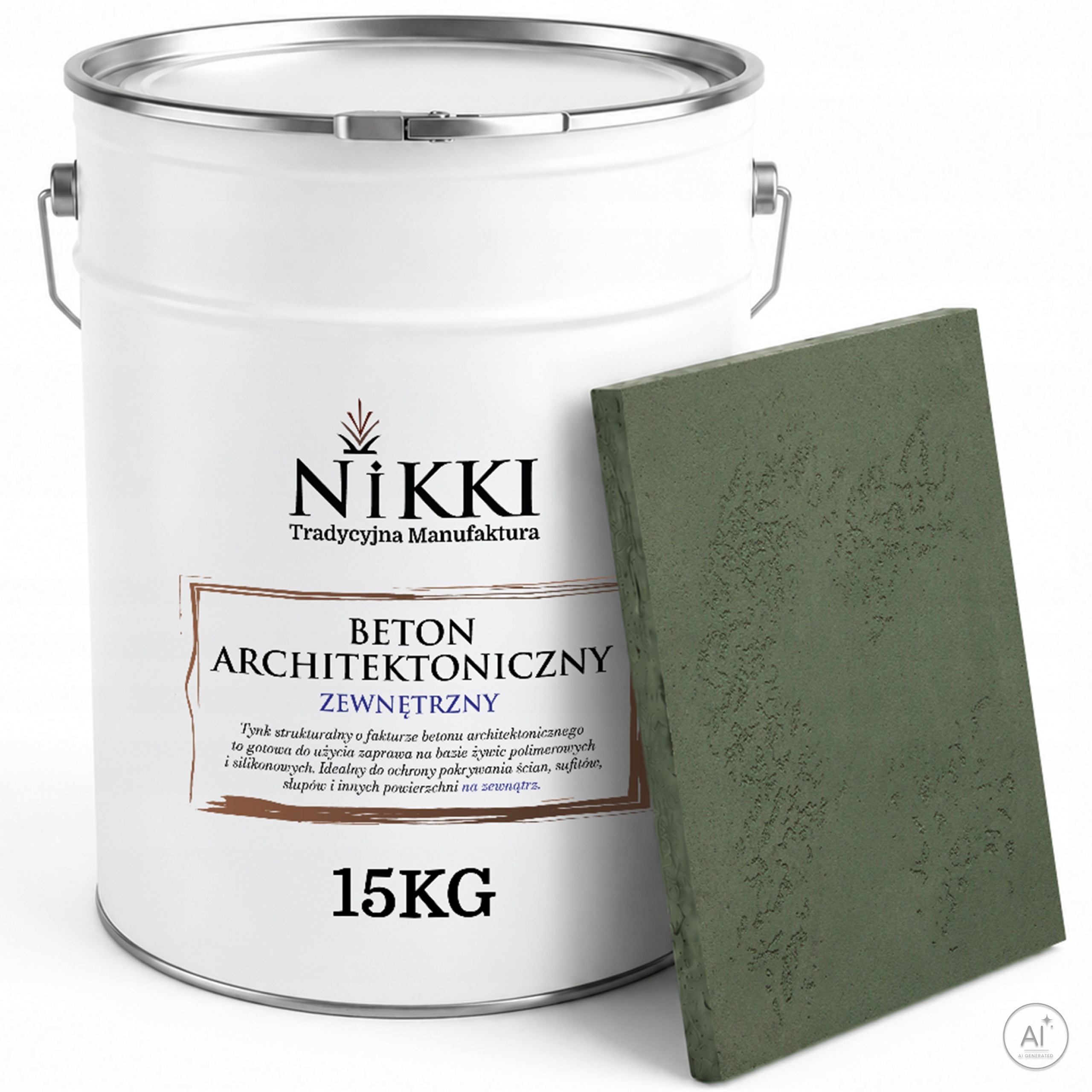Architektonický dekorativní venkovní beton 10m2 15kg Zelený Tmavý F466