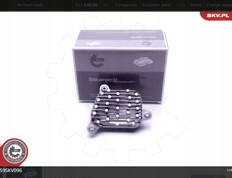 MODUŁ LED, ŚWIATŁA DZIENNE PO PRAWEJ BMW 3 (F34) Producent części SKV