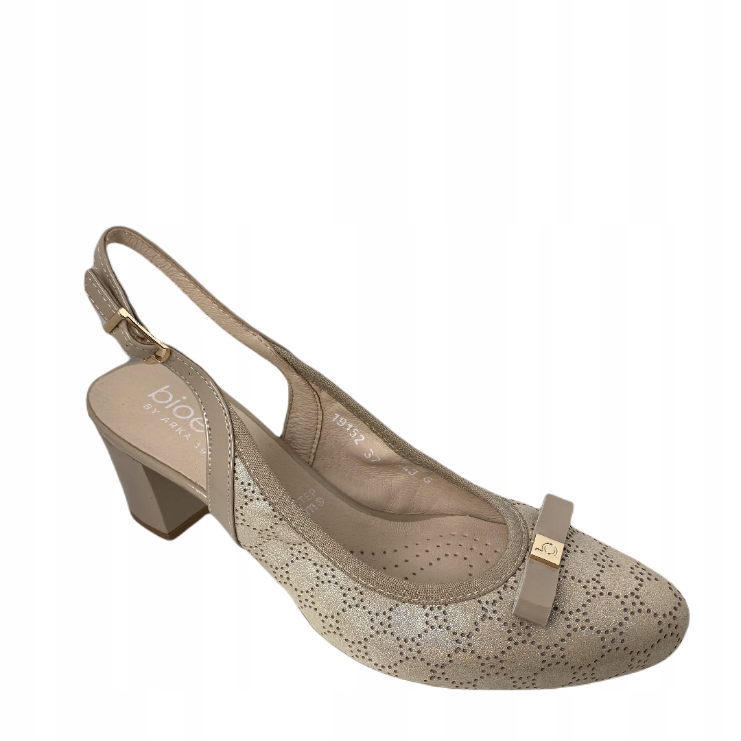 Dámské sandály Arka kožené 3843/2260 Zlaté 40, Zlato