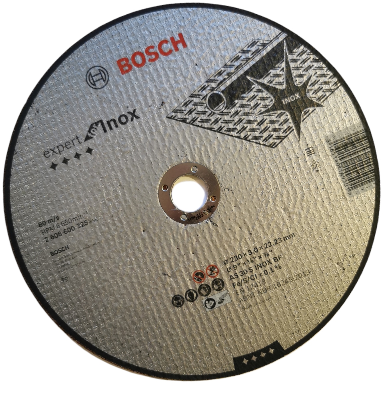 

Bosch Tarcza Expert for Inox 230 x 3,0 x 22,23 mm