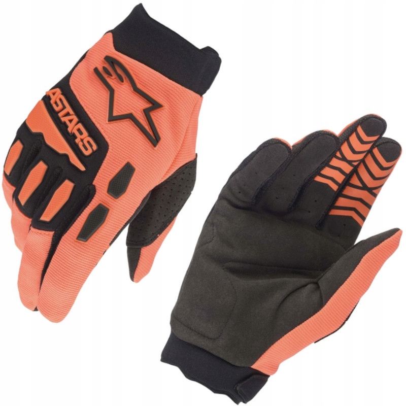 Rękawice motocyklowe rowerowe Alpinestars Full Bore Orange/Black L