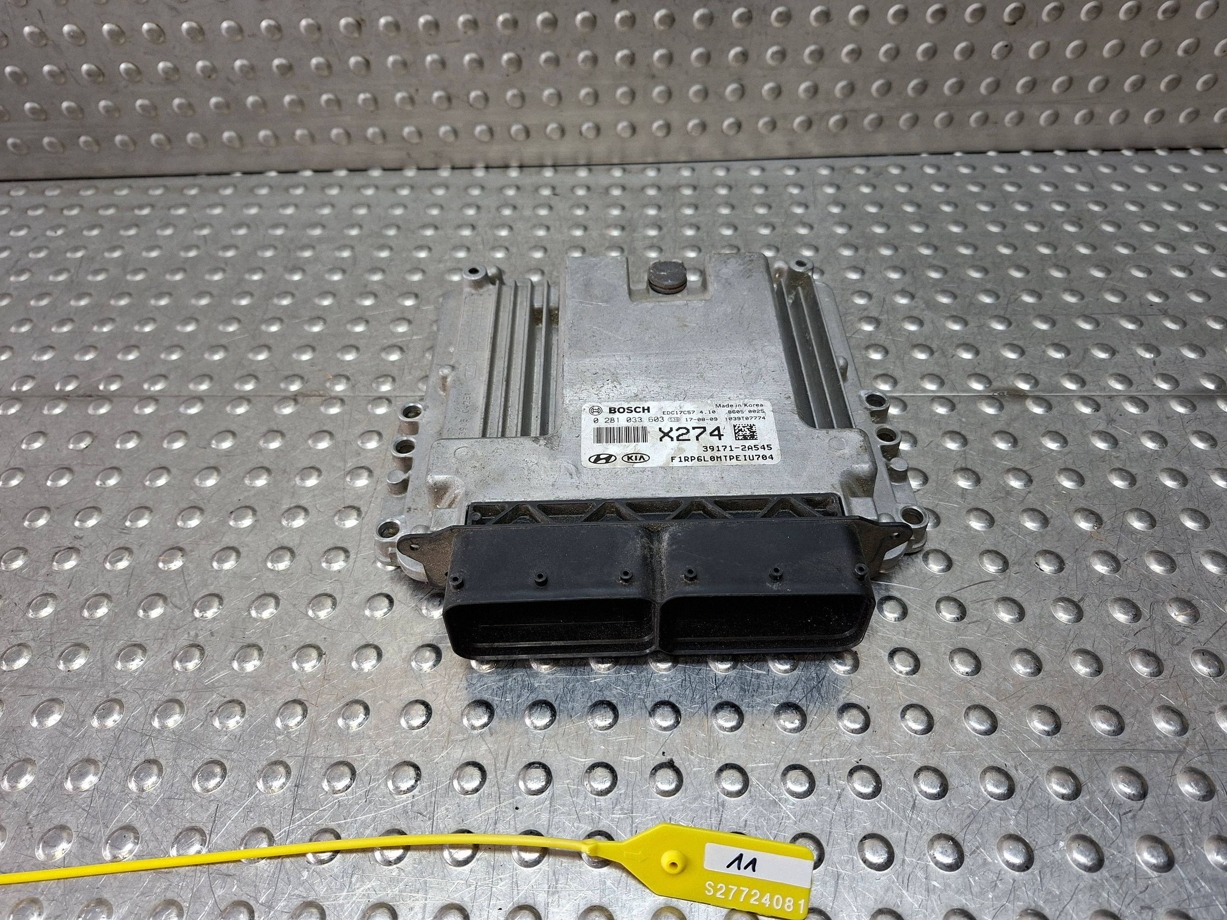 computer control unit of the engine KIA CARENS III 06-13 2.0 CRDI 39171-2A545