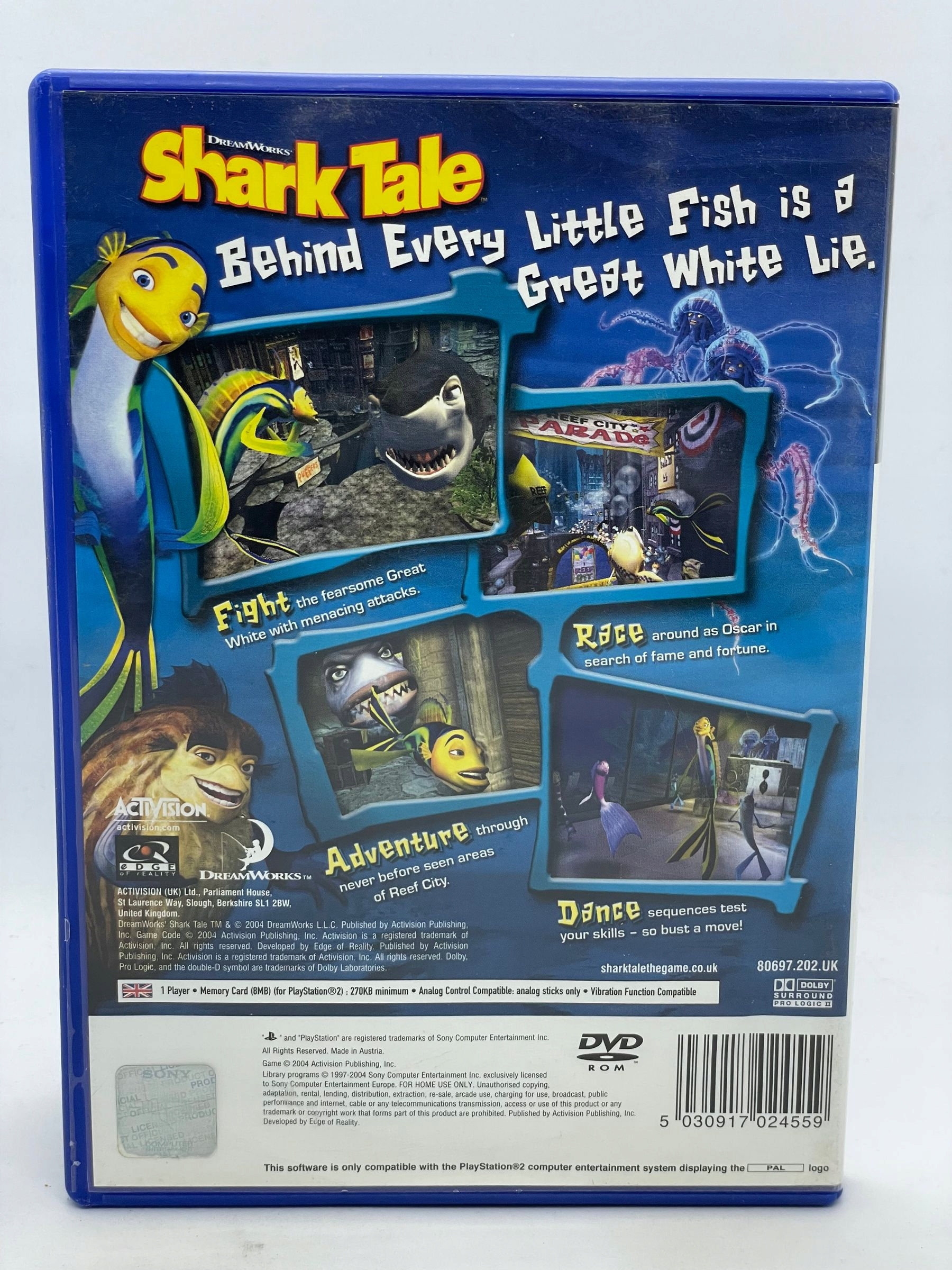 Gra Shark Tale PS2 (FR) Tematyka przygodowe