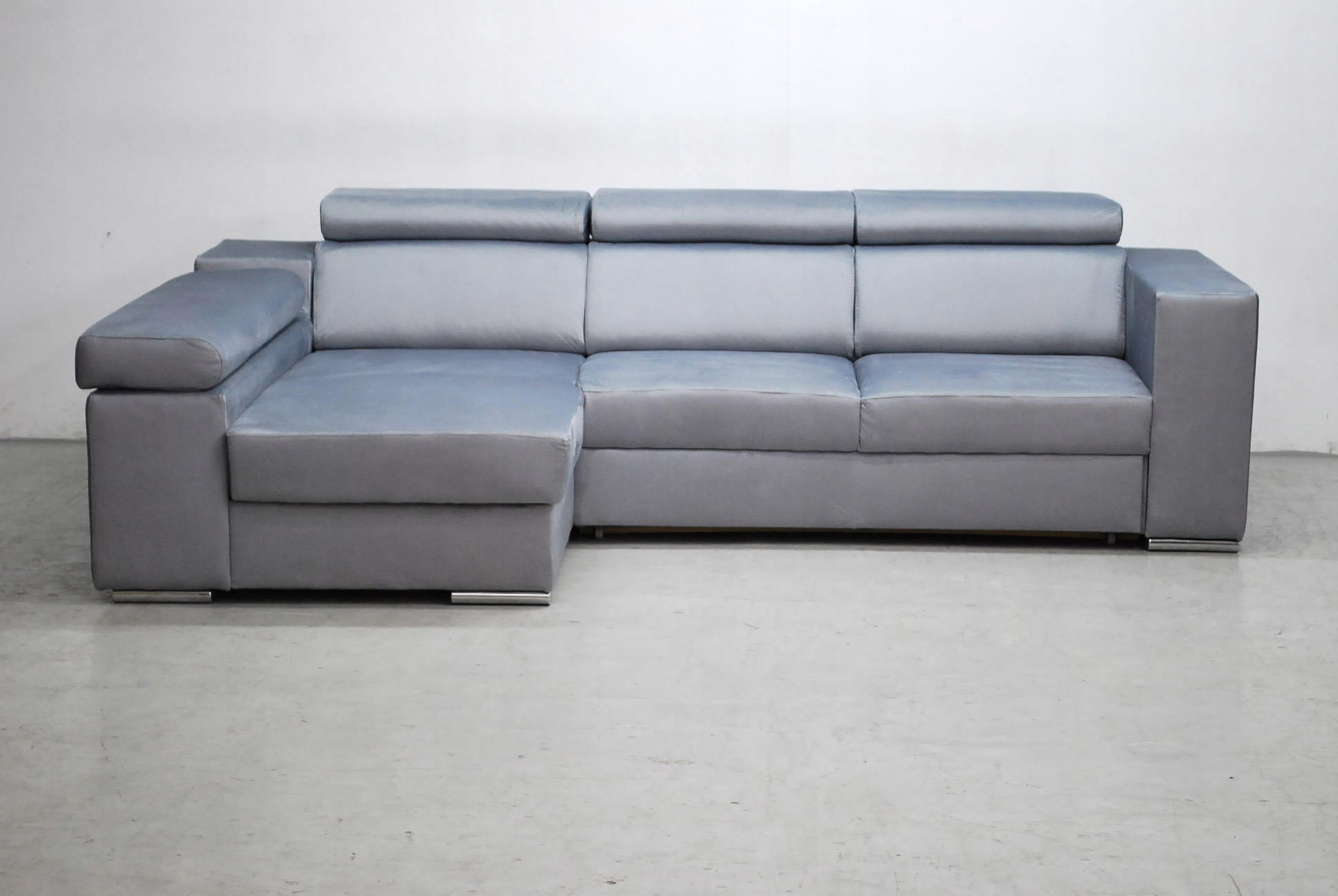 RJO DESIGN NOWOCZESNY NAROŻNIK funkcja spania pojemnik regulowane oparcie Kolekcja mon