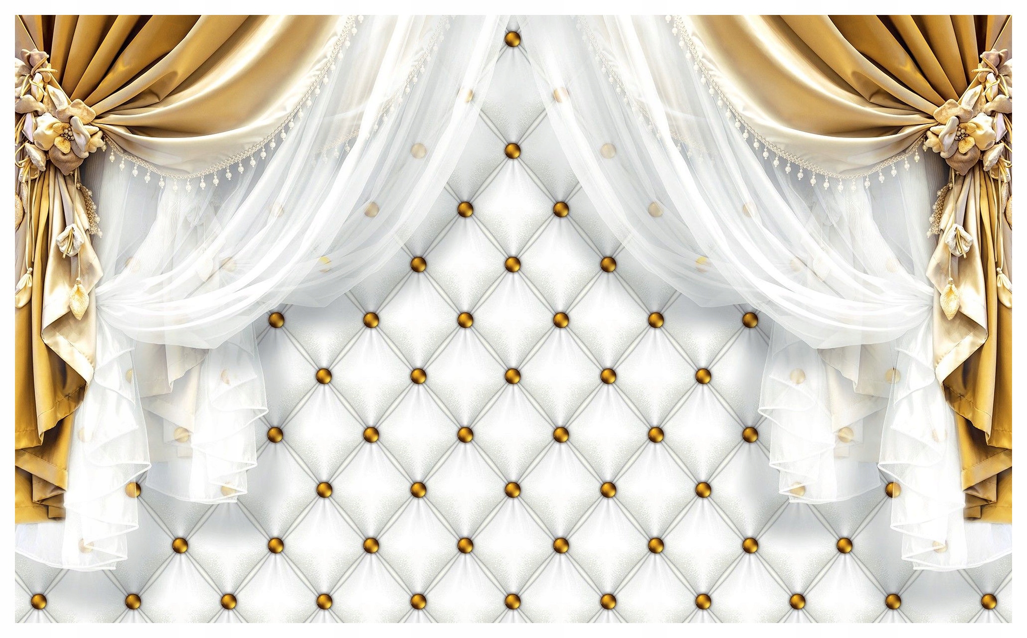 Fototapeta Zlaté vrátniky stena 368x254 vinylová Elegantný dekor lepidlo