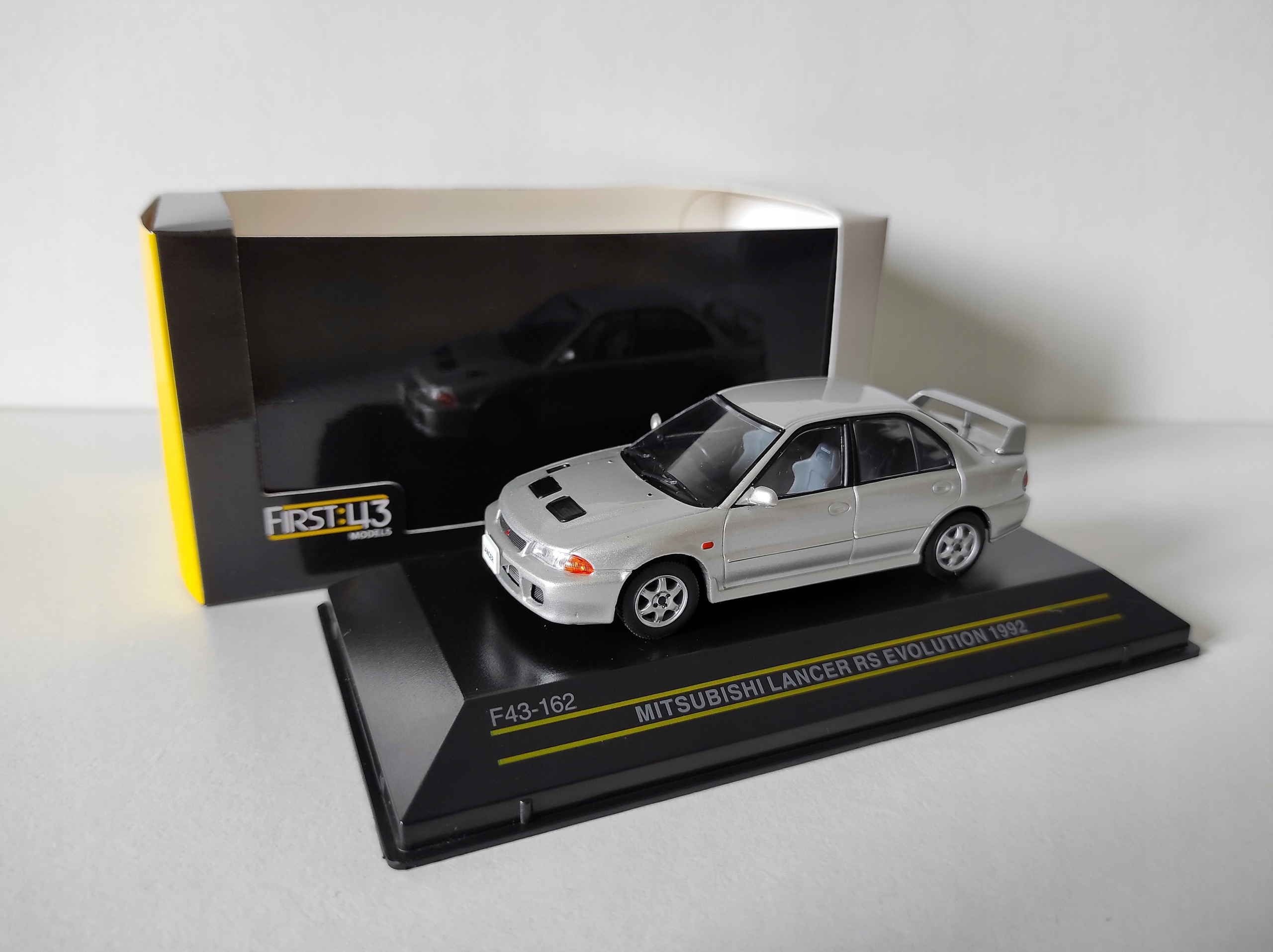 Mitsubishi Lancer Rs Evolution Rhd 1992 Silver First 43 Models 1:43