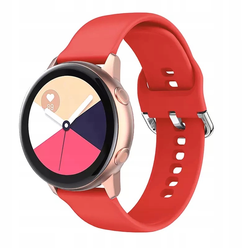 

Uniwersalny Pasek Do Smartwatch 20mm Czerwony