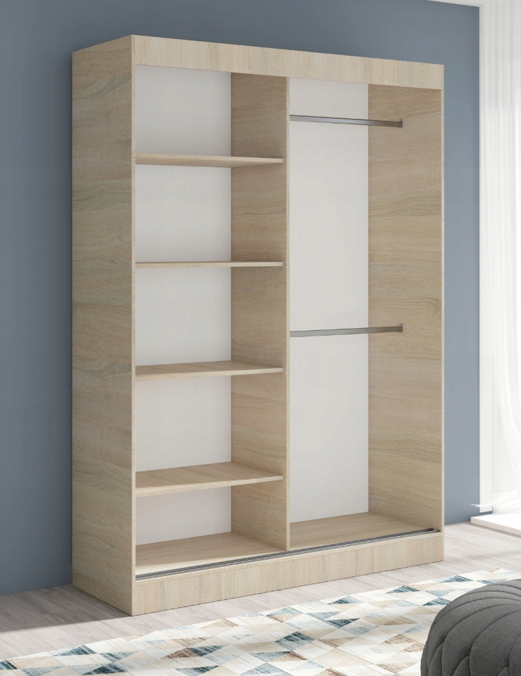 Korpus Szafy 180cm - 5 wnętrz do wyboru Głębokość mebla 60.1 cm