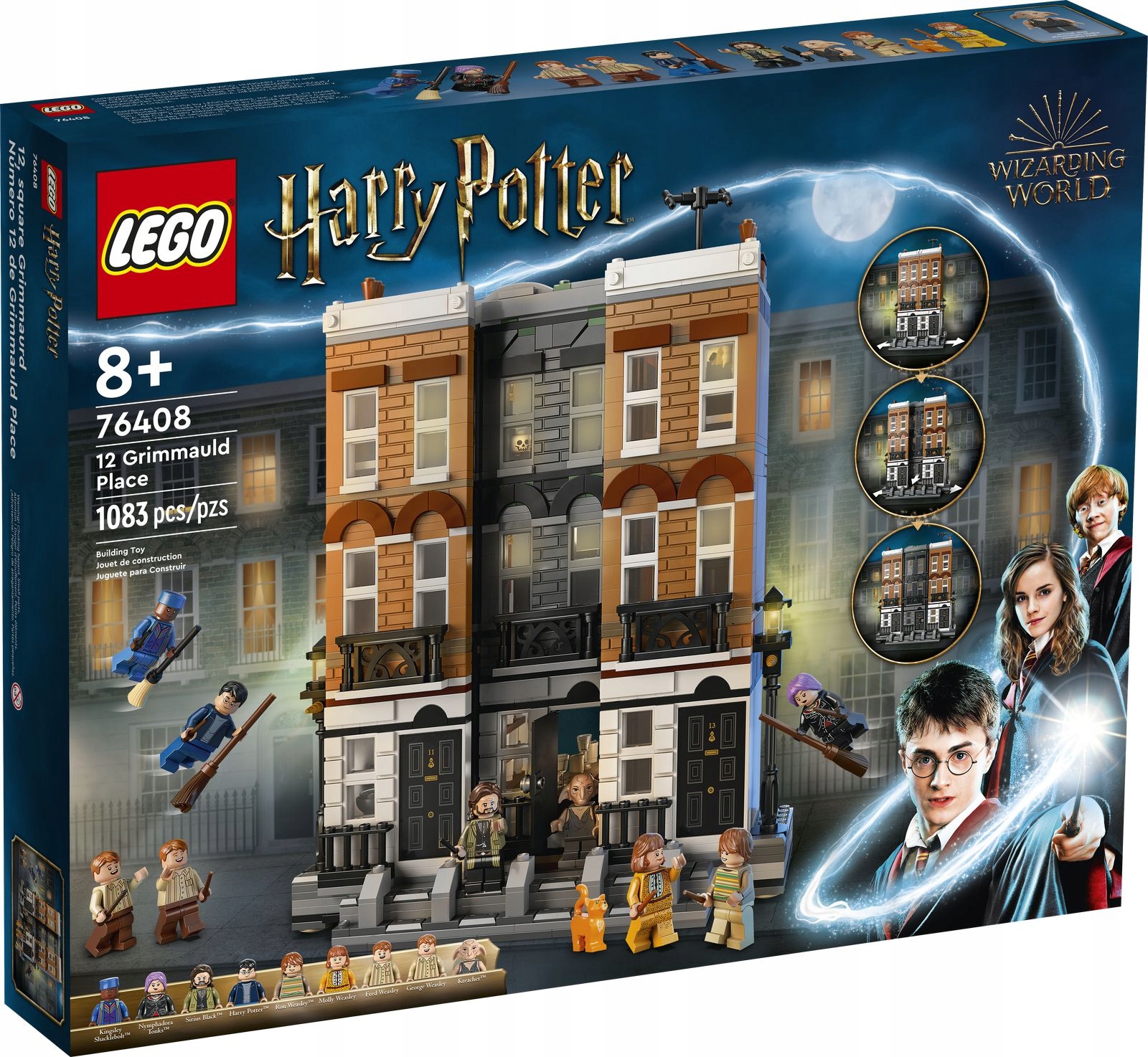 LEGO 76408 Harry Potter - 12 Grimmauldových miest