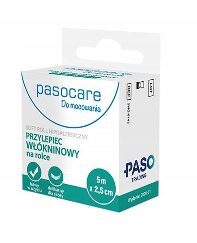 

Przylepiec włókninowy na rolce 5 m x 2,5 cm 1 szt.