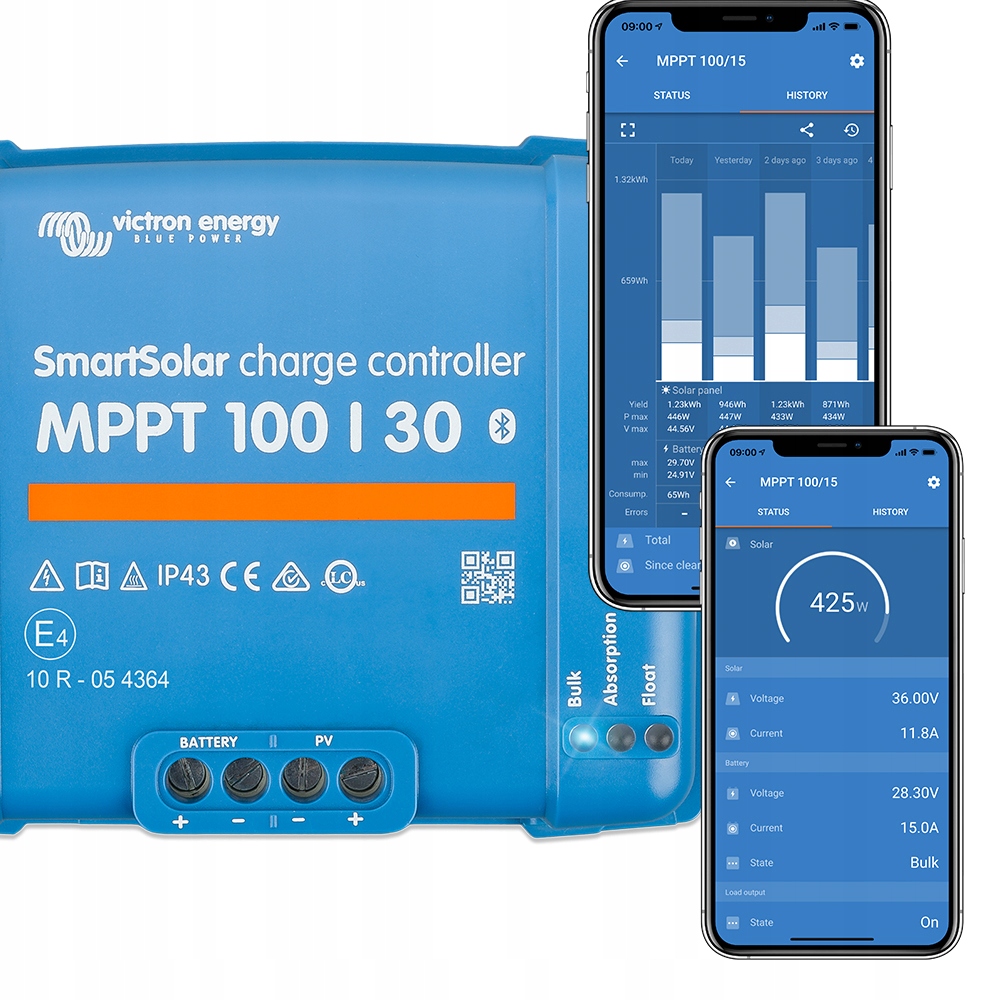 

Victron Energy Regulator Smart Solar Mppt 100/30