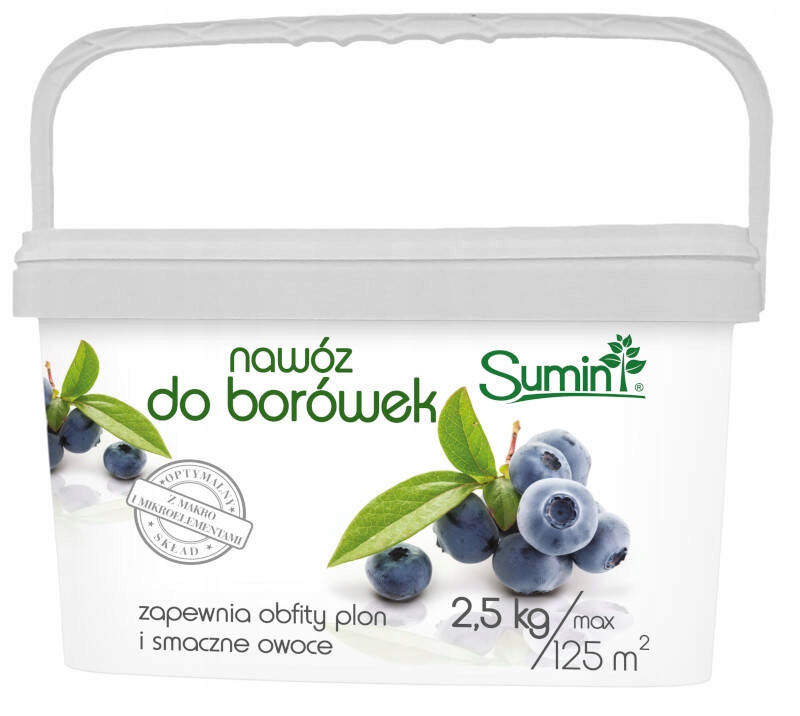 

Nawóz granulowany Do borówek borówki 2,5kg sumin