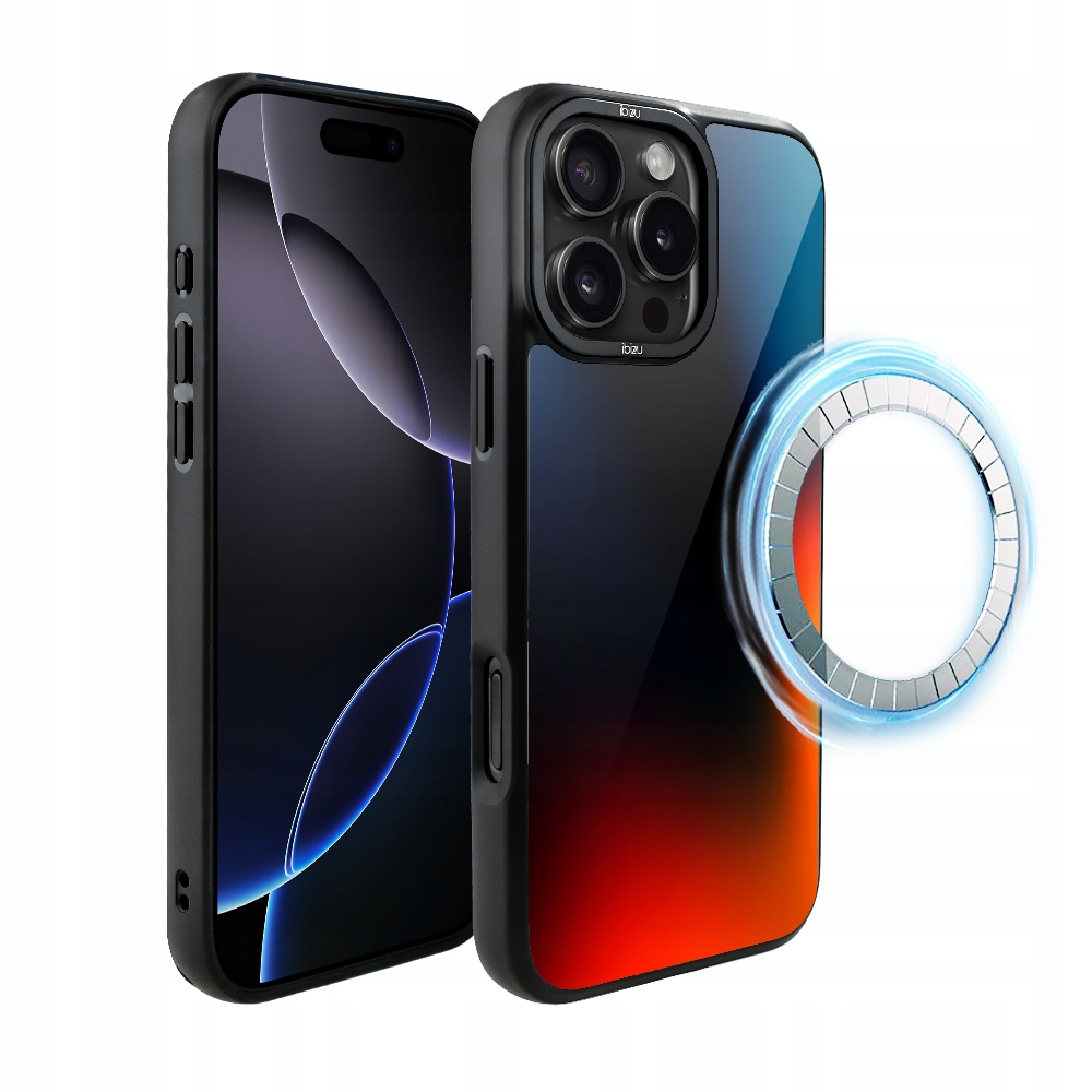 Matný Pouzdro Ibizu DropGuard s MagSafe pro iPhone 16 Pro Max, půlnočně modrý