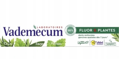 Vademecum Flur & Plantes Zubná pasta, 75 ml