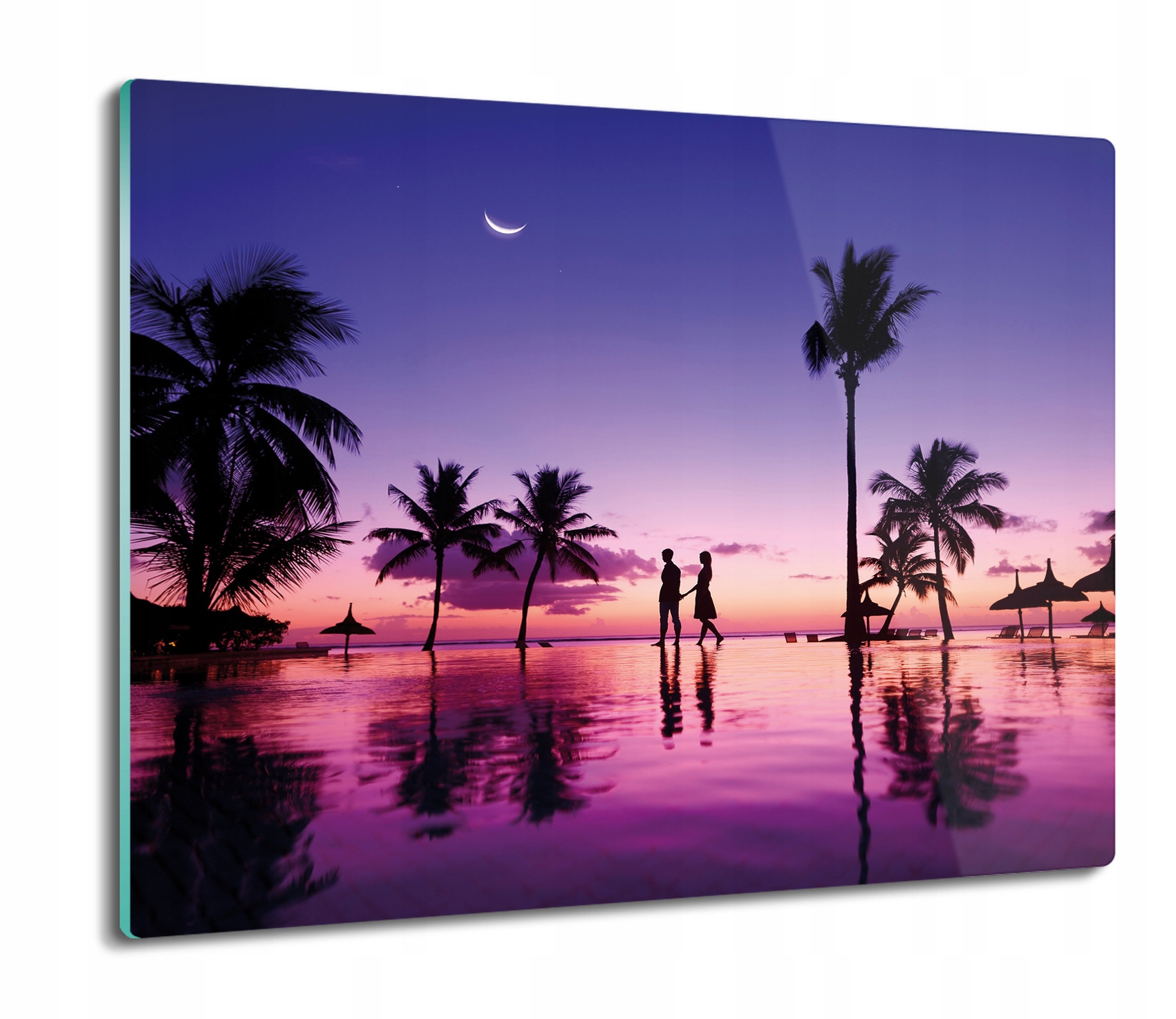 

Para plaża spacer 60x52 deska do krojenia szklana