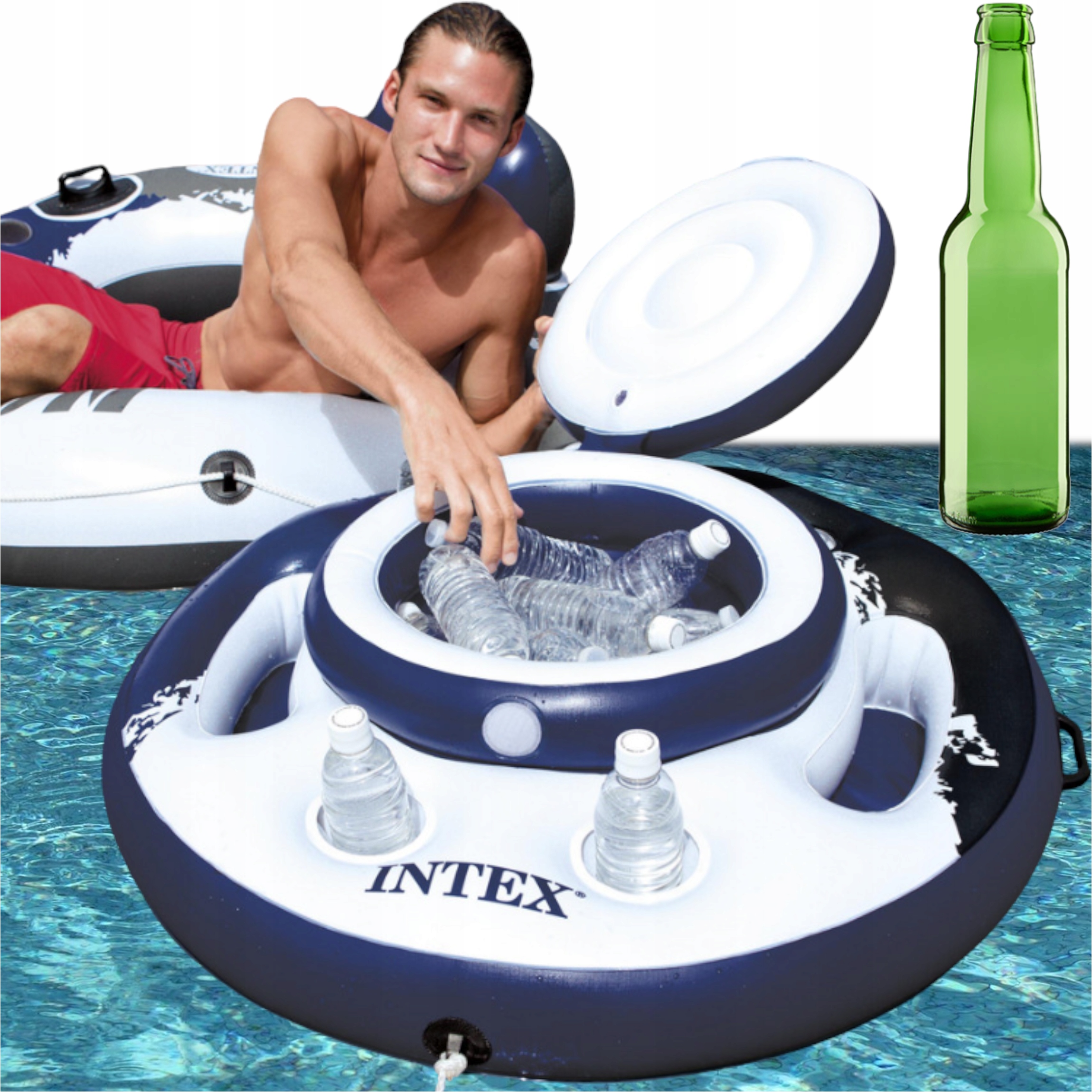 Bar Nafukovací Bazénová Chladnička 6 Komor Nafukovací Chladnička