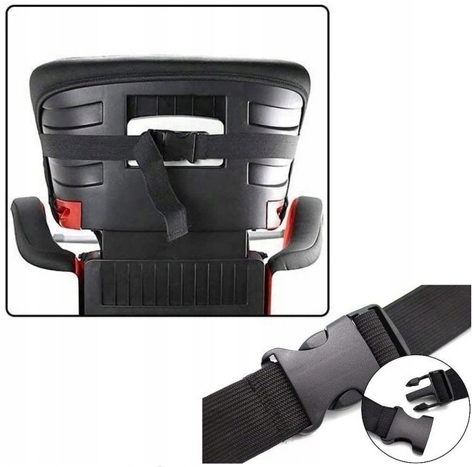 OPASKA PODTRZYMUJĄCA GŁOWĘ DZIECKA W AUCIE PAS DO FOTELIKA Wysokość produktu 7 cm