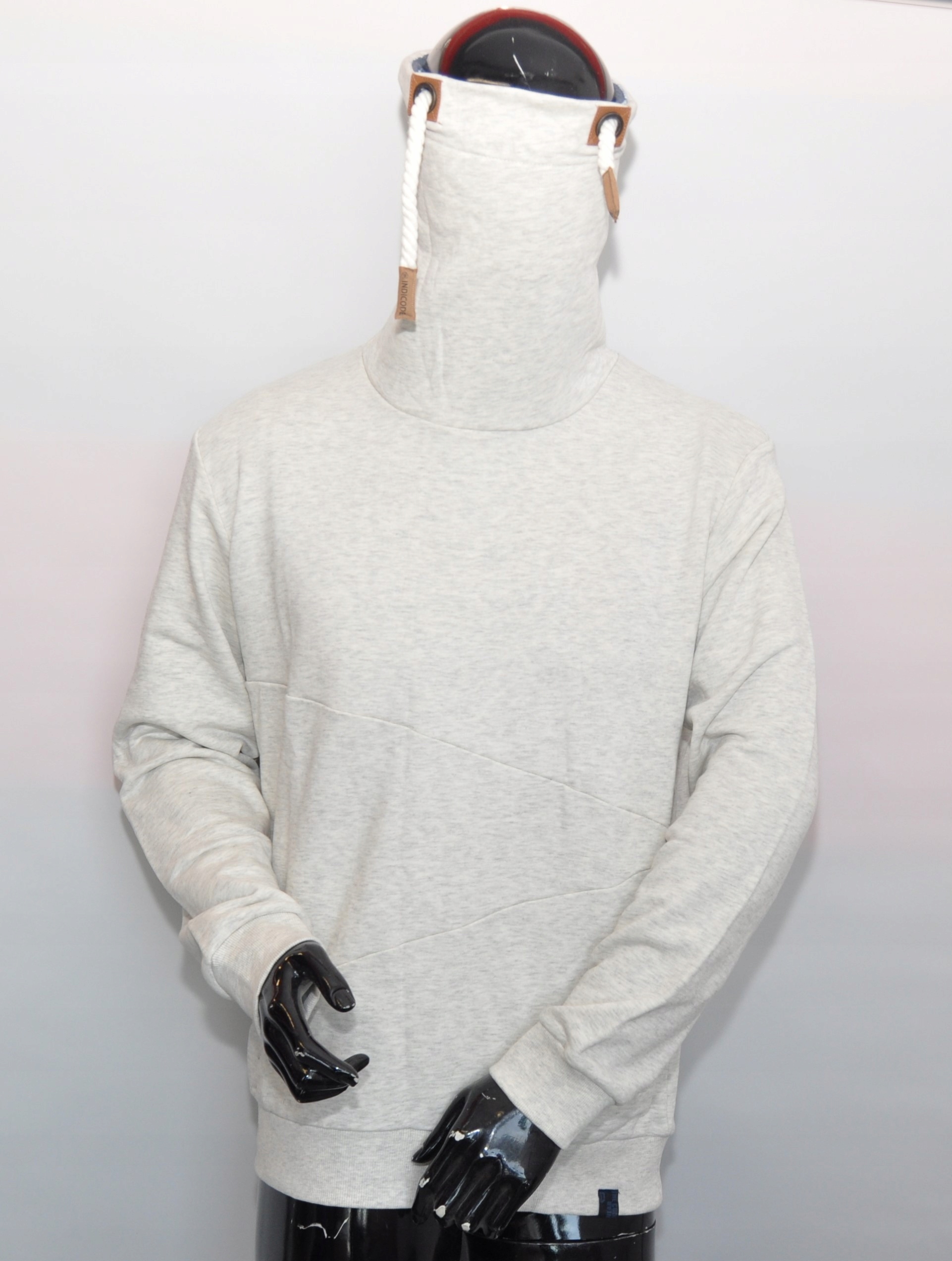 Bluza męska INDICODE Pedro Ecru Mix rozmiar L