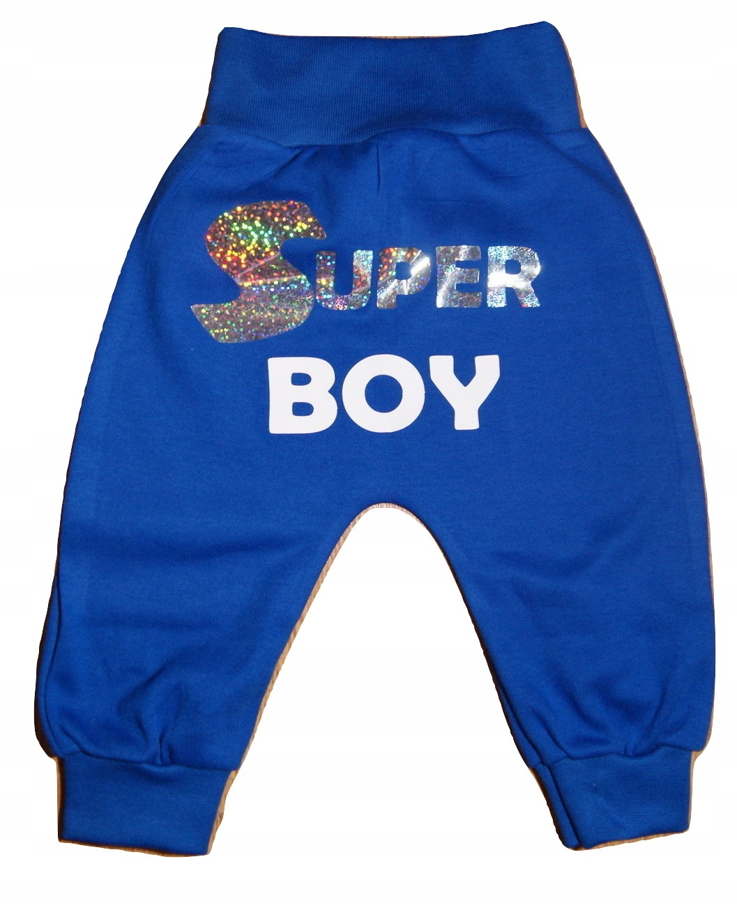 

Spodnie bawełniane bezuciskowe Super Boy 80