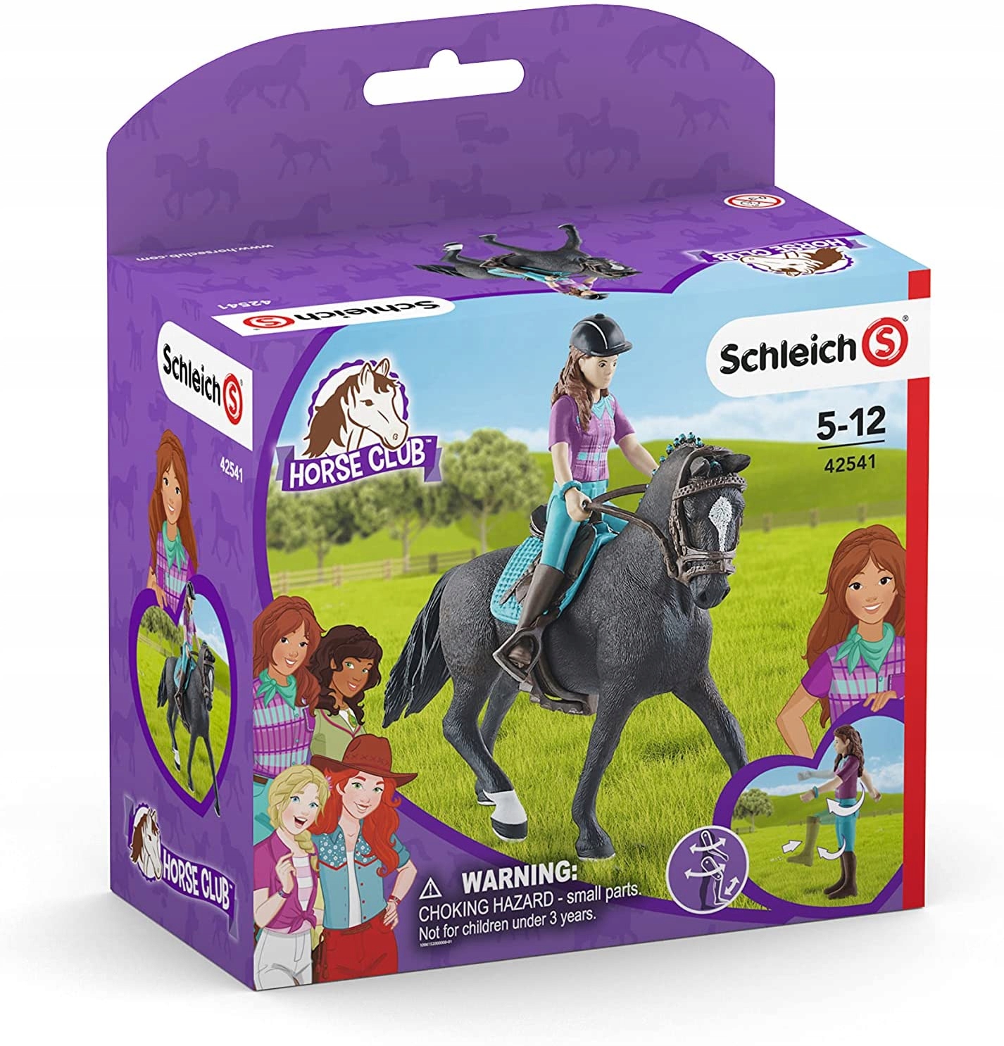 SCHLEICH 42541 JEŹDZIEC LISA I STORM HORSE CLUB Typ zestaw