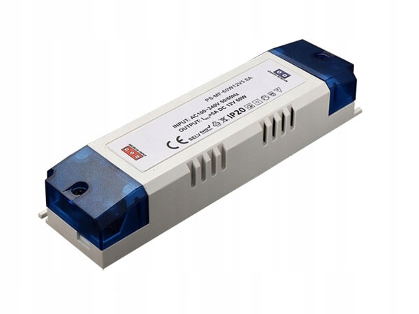 

Zasilacz Meblowy 12V 60W 5A Do Taśm Led