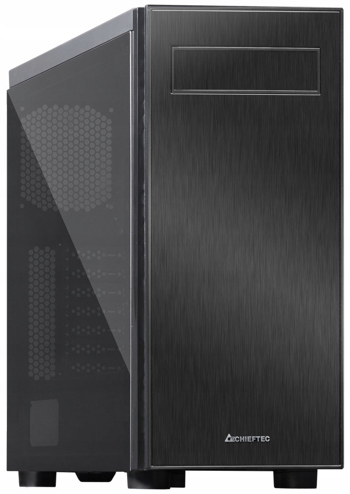 Chieftec MidT Hawk AL-02B-OP 2x Usb 3.0/ 1x Usb 2.0/ bez zdroje/ prosklen