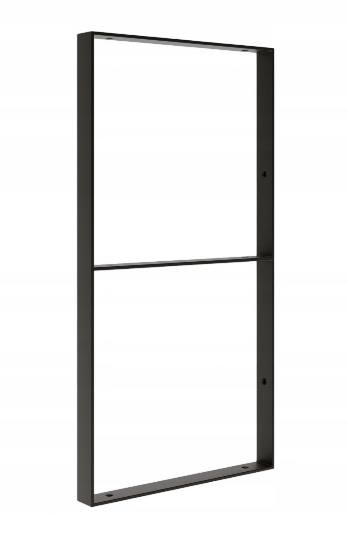 Držák pro závěsnou poličku Rám Loft 51 cm x 26 cm černý kovový