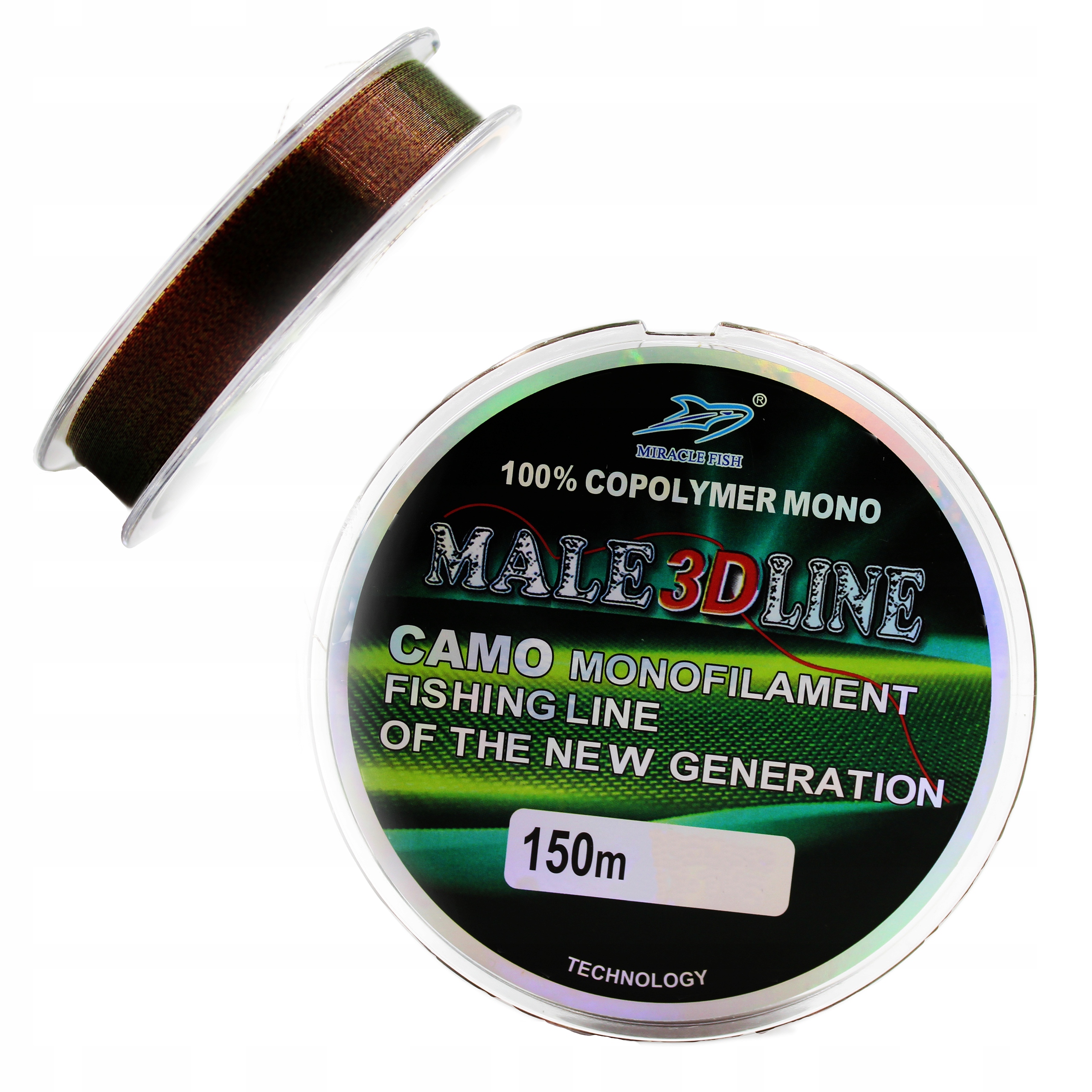 

Żyłka Male 3D kamuflaż Camo Pro 0,20mm/7,43kg 150m