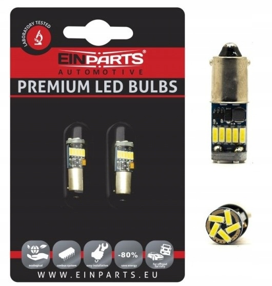 H10W LED 2x ŻARÓWKI LEDOWE SMD 12V EINPARTS T4W 5902537821835 za 52 ...