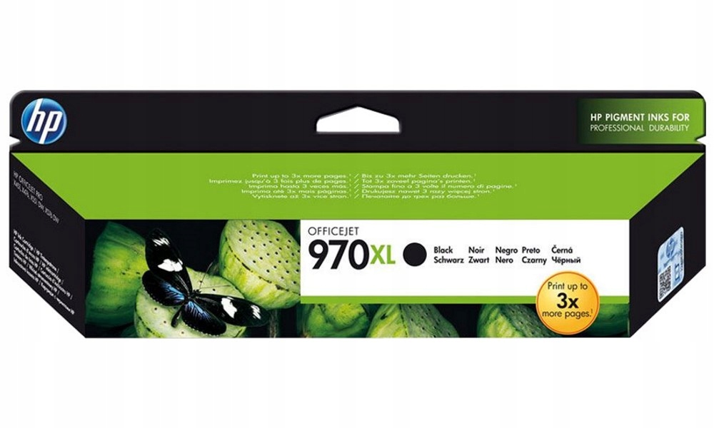 Hp (970XL) černá inkoustová kazeta, CN625AE originál
