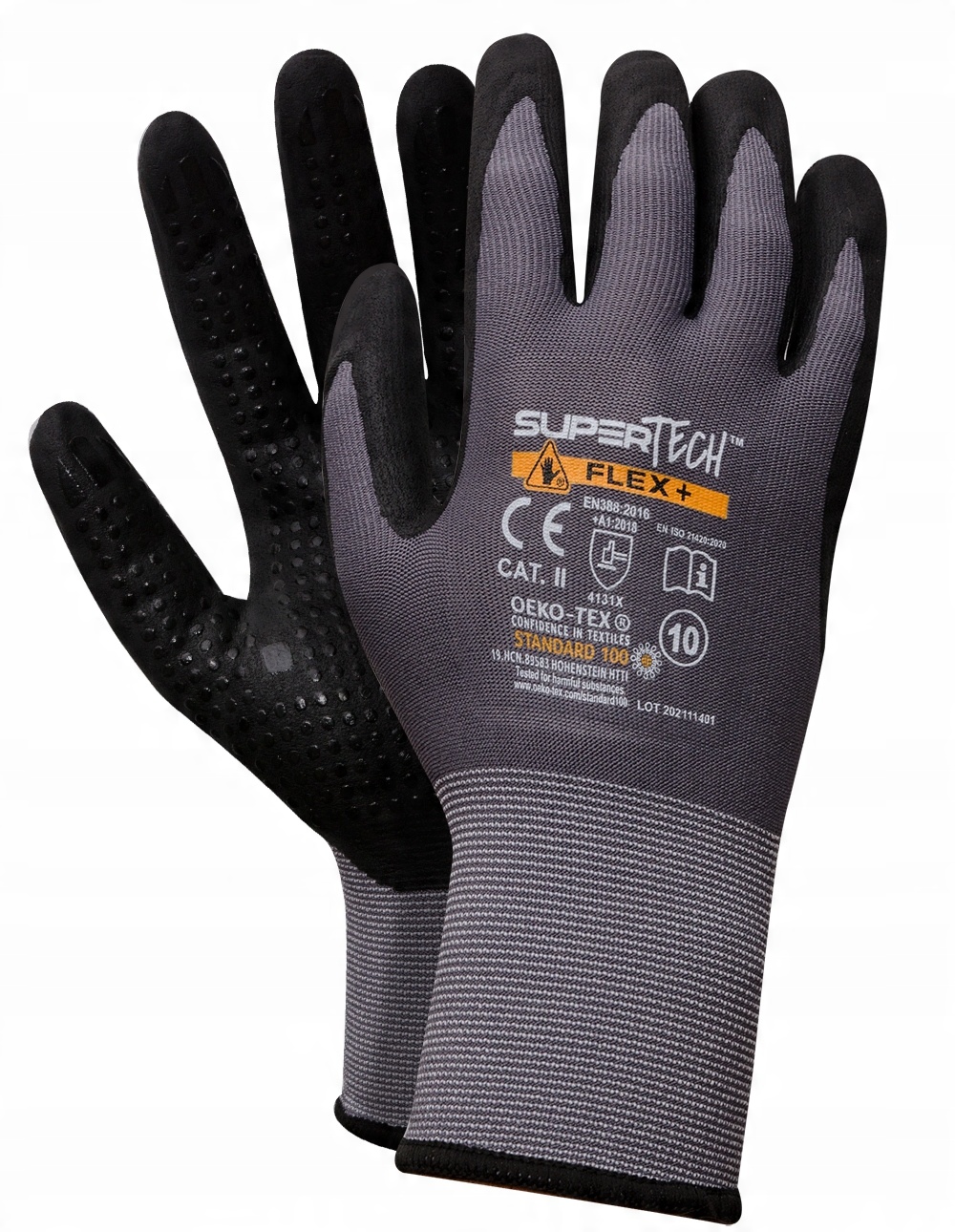 

Rękawice Tech Flex Plus Nakrapiane 10