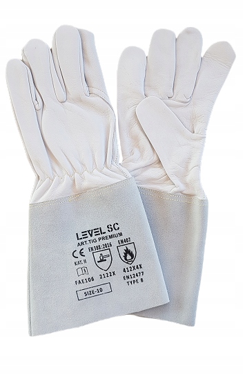 Rękawice SPAWALNICZE TIG PREMIUM NATURAL rozm.10