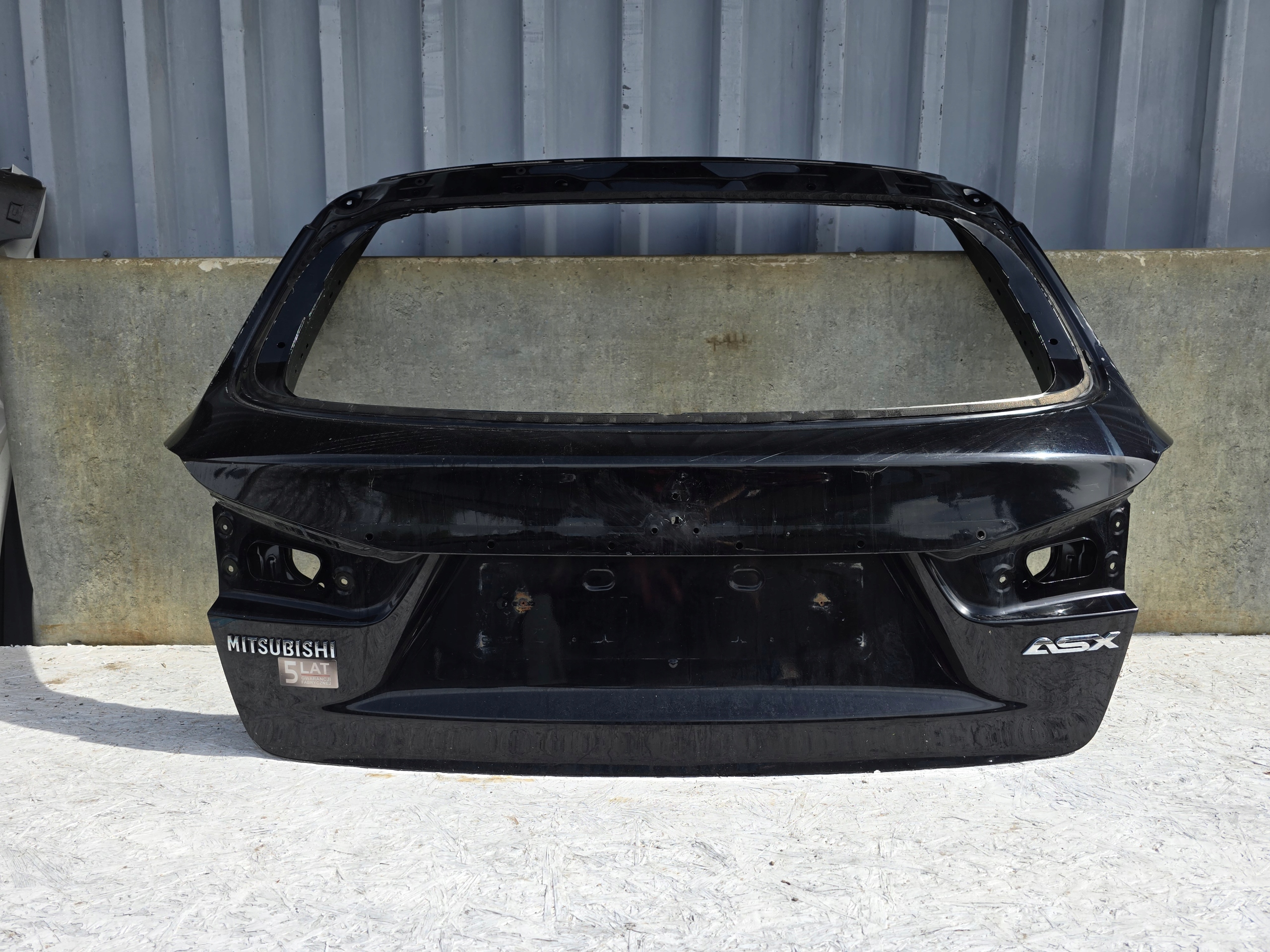 MITSUBISHI ASX LIFT KLAPA POKRYWA BAGAŻNIKA POD CHROM