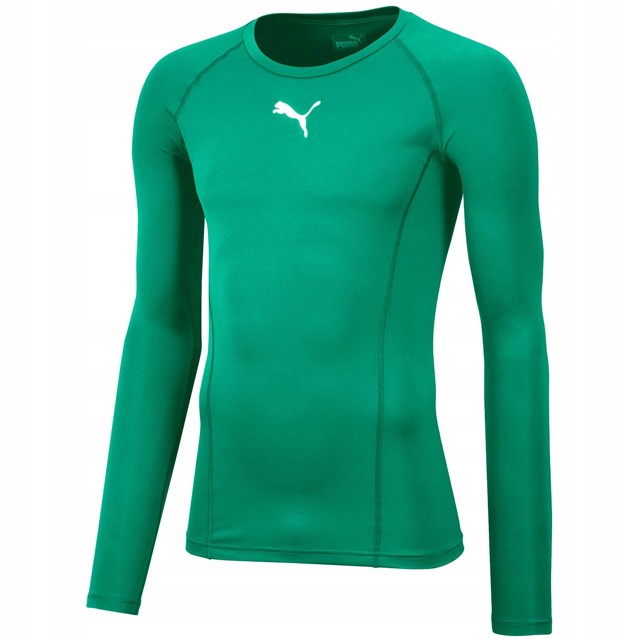 Pánské tričko Puma Liga Baselayer Tee Ls zelené Vel. XL