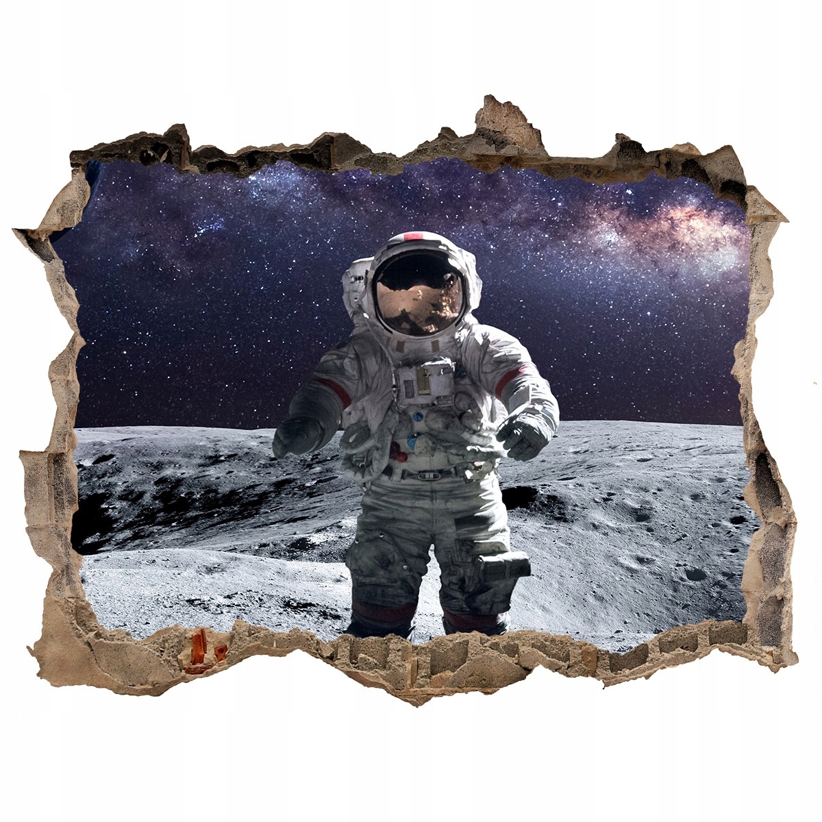 

Foto zdjęcie dziura na ścianę Astronauta 120x81
