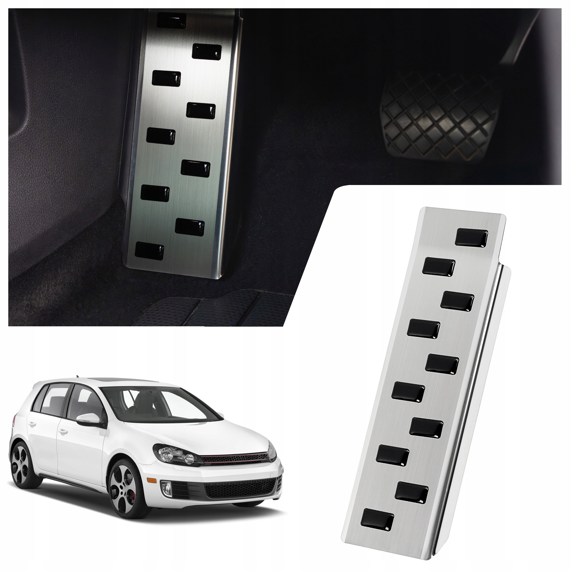 Podstupnice automobilová podnožka odpočívadlo pro Vw Golf VI 2008-2012 Hatchback