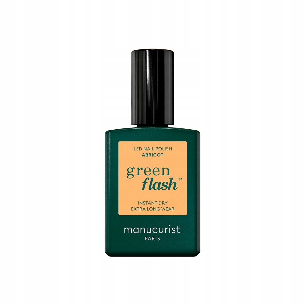Manucurist Green Flash Led Gel Nail Lacquer Lak Na Nehty Abricot 15 ml