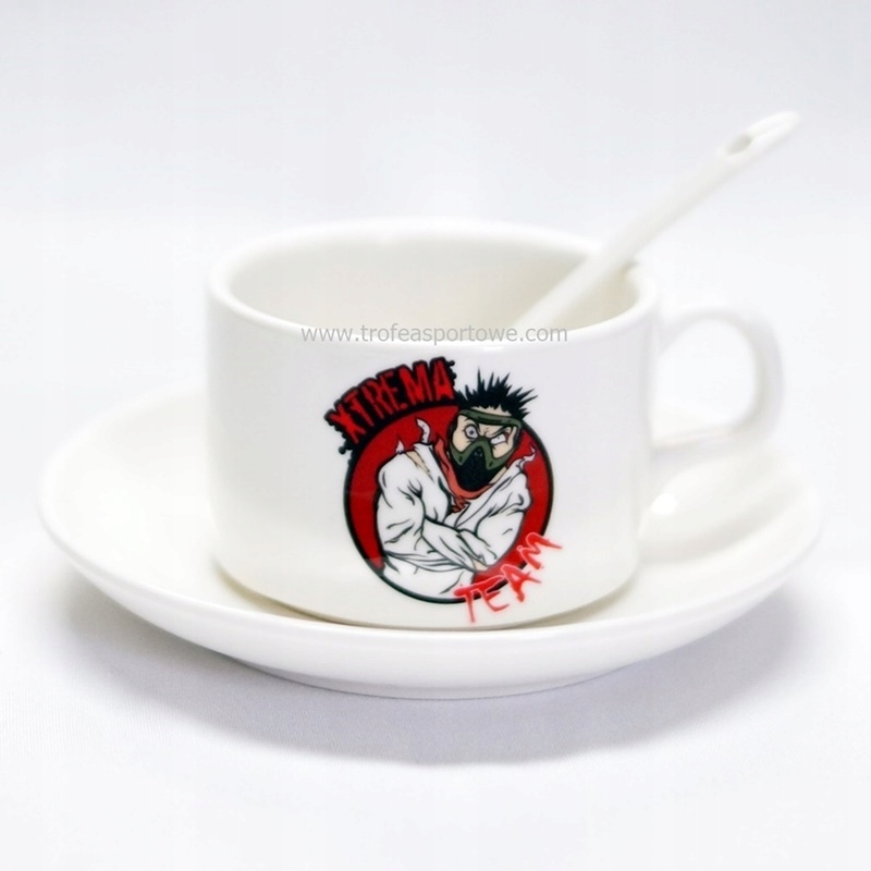 Filiżanka DO FIRMY kawiarni z WŁASNYM nadrukiem
