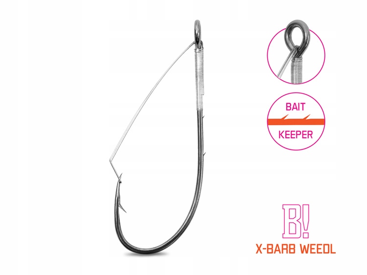 Hak Cheburashka B! X-barb Weedl 8szt. #1 z zadzierem Delphin