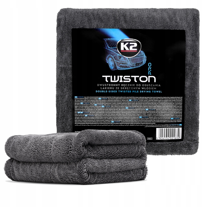 K2 Twiston Pro ręcznik do osuszania samochodu 60x90cm Extra chłonny