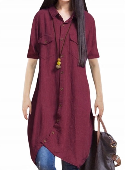 

Koszula Tunika Damska Oversize Romacci Roz: XL
