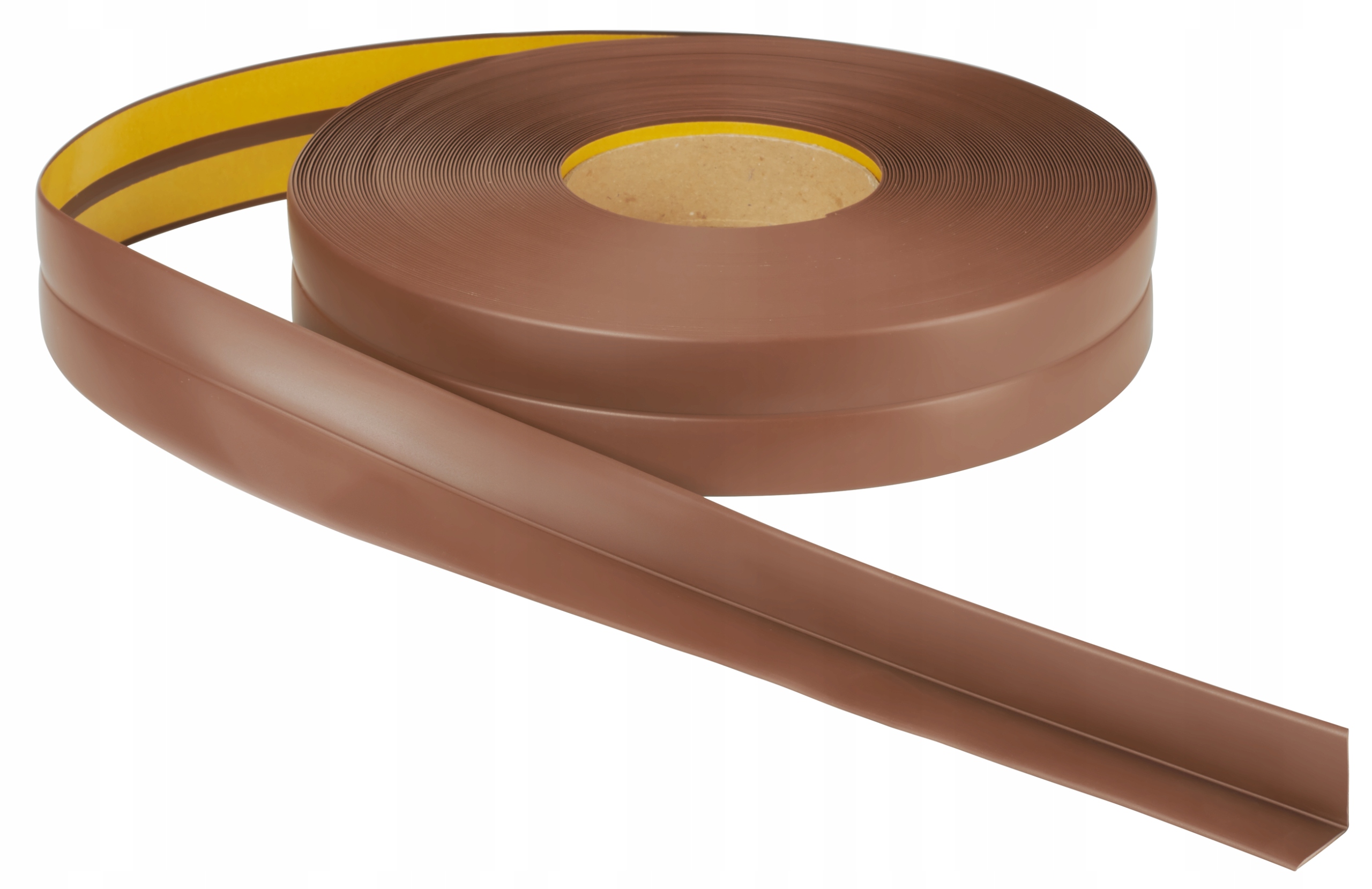 Kuchyňská lemovací lišta Pvc 18x18 30 m Hnědá Elastický úhelník