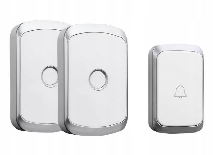 Bezdrátový Zvonek Na Dveře Do Branky Na Baterie, Voděodolný, 2 Odrazky