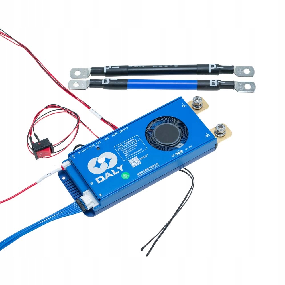 Bms Daly 100Balance 4S 5S 6S 7S 8S 200A Li-Ion-LiFe 1A BAL,WiFi