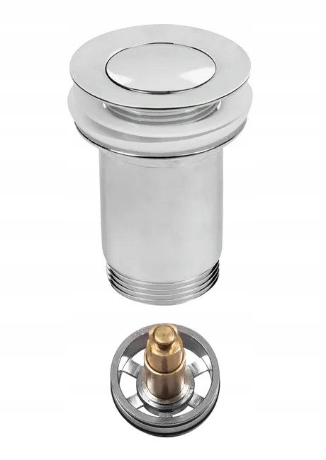 Umyvadlová Zátka Klik Klak S Malou Houbičkou Bez Přepadu