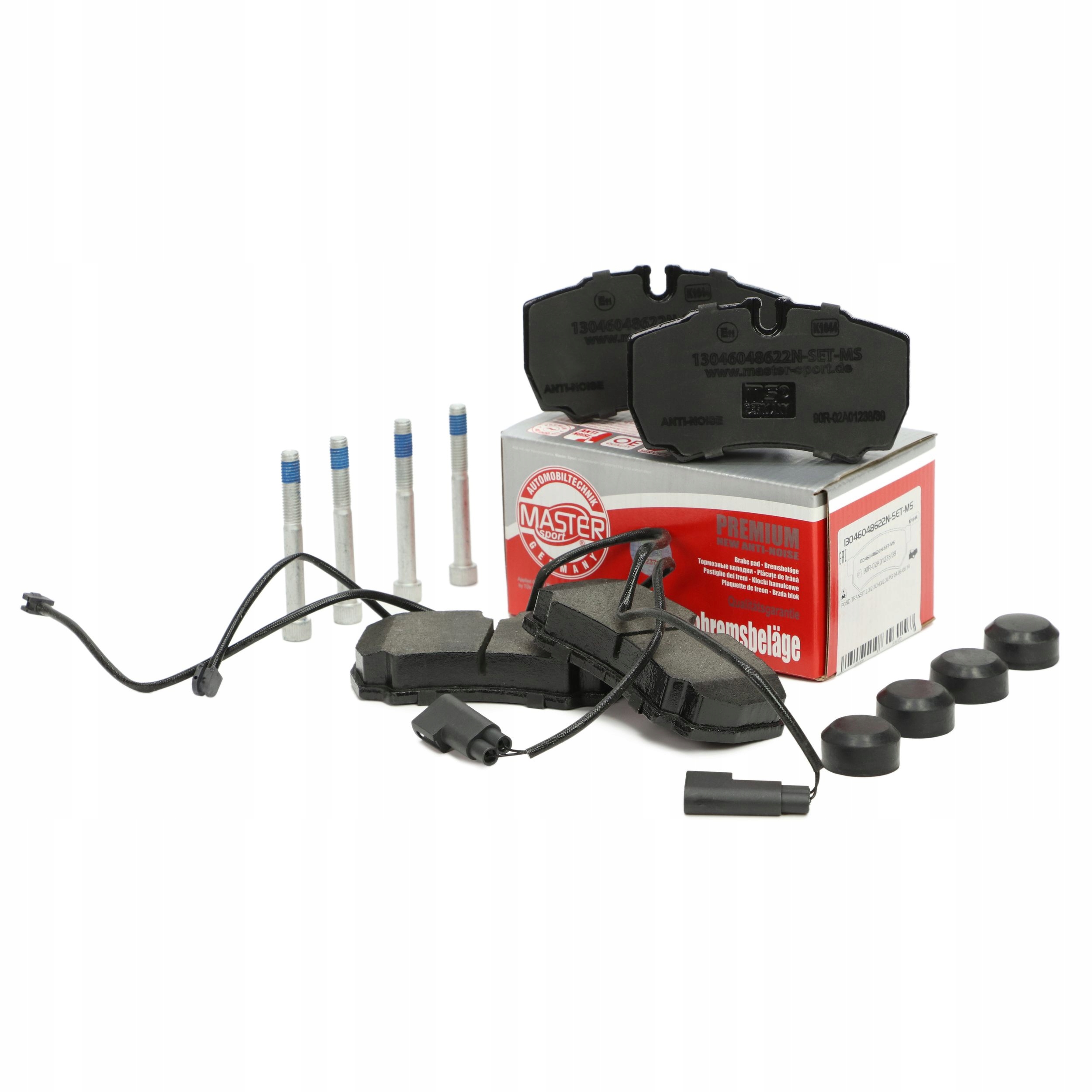 13046048622N-SET-MS - ГАЛЬМІВНІ КОЛОДКИ ЗАДНІ FORD TRANSIT 04.2006-08.2014