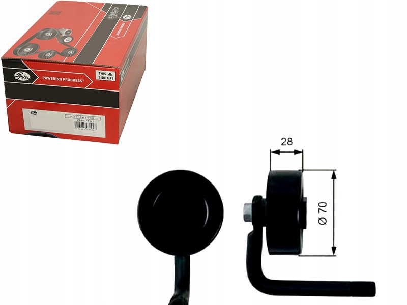 Gatt39201 РОЛИК НАТЯГ РЕМІНЬ РЕМІНЬ BMW