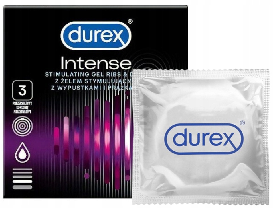 

Durex Intense Orgazm Dla Kobiet prezerwatywy 3 szt